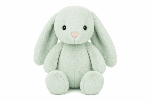 Cloudberry Plush Bunny, 12 Inch, Mint