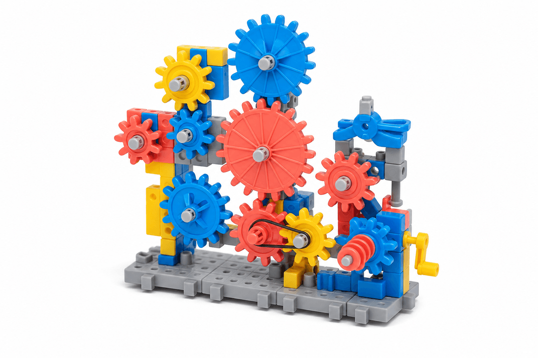 Gear Builder Construction Set - 80 pieces product photograph on white background
