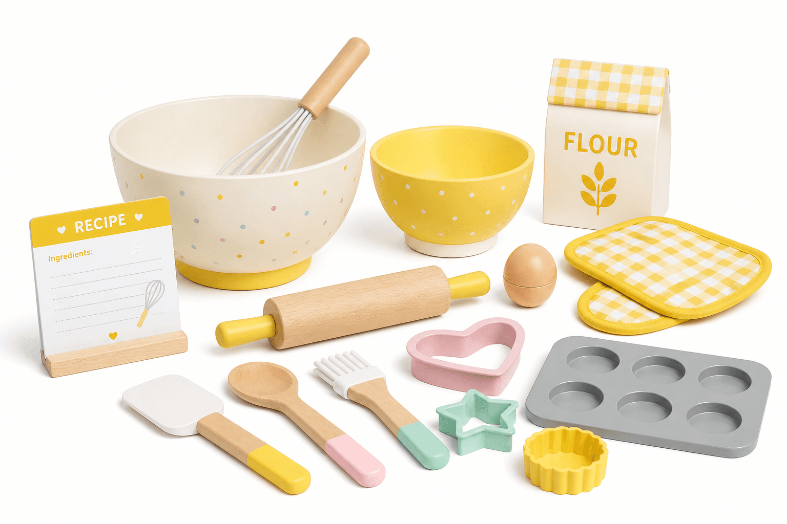 Little Chef Pretend Baking Set - 20 pieces product photograph on white background